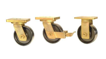 ABE75 Forged Precision Bearings Castors with DF Series Drop Forged Steel Wheels