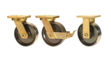 ABE50 Forged Precision Bearing Castors with SZS Series Soft Polyurethane Wheels