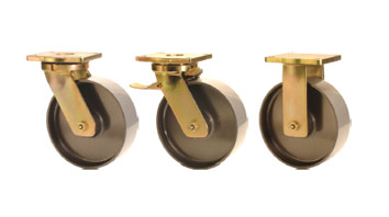 ABLP Forged Precision Bearing Castors with MCI Series Cast Iron Wheels