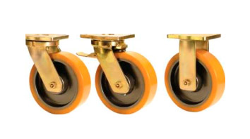 ABLP Forged Precision Bearing Castors with SAS Series Polyurethane Wheels