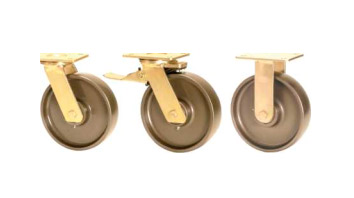 GGSE Castors with MCI Series Cast Iron Wheels
