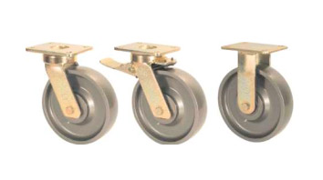 GHKE Castors with DF Series Drop Forged Steel Wheels