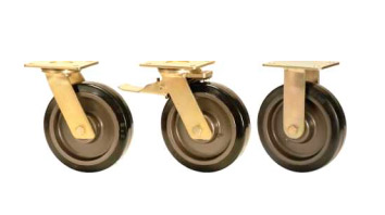 GGSE Castors with SEB Series Elastic Rubber Type Wheels