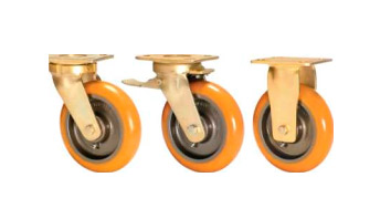GRDE Castors with ME Series Ergonomic Wheels