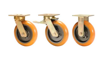 GHKE Castors with ME Series Ergonomic Wheels