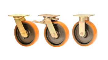 GGSE Castors with SAS Series Polyurethane Wheels
