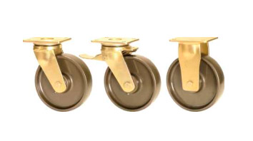 SAB Forged Precision Bearing Castors with MCI Series Cast Iron Wheels