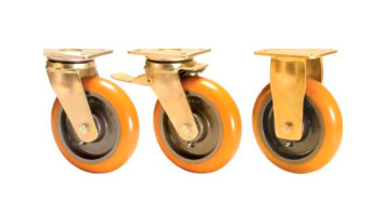 SAB Forged Precision Bearing Castors with ME Series Ergonomic Wheels
