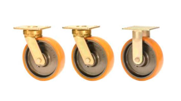 GHKE Castors with SAS Series Polyurethane Wheels