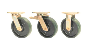 GGSE Castors with SJS Series Polyurethane Wheels